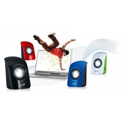 Boxe Genius SP-U115 2.0, 1.5W, USB, negru