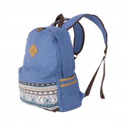Rucsac notebook Serioux JOY 15.6", compartimentat, textil, Albastru deschis