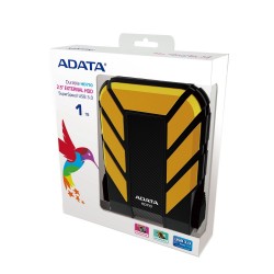 HDD extern ADATA, 1TB, HD710 Pro, 2.5", USB 3.1, plastic si silicon, rezistent la socuri, galben HDD extern ADATA, 1TB, HD710 Pro, 2.5", USB 3.1, plastic si silicon, rezistent la socuri, galben
