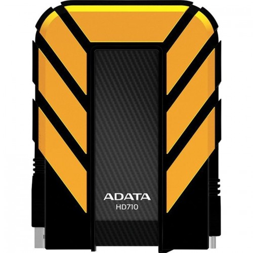 HDD extern ADATA, 1TB, HD710 Pro, 2.5", USB 3.1, plastic si silicon, rezistent la socuri, galben HDD extern ADATA, 1TB, HD710 Pro, 2.5", USB 3.1, plastic si silicon, rezistent la socuri, galben