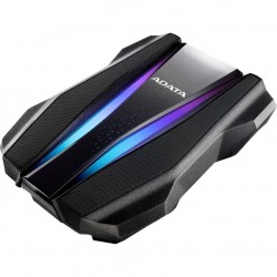HDD extern ADATA, 2TB, HD770G, 2.5, USB 3.2, RGB strips, Culoare: Negru HDD extern ADATA, 2TB, HD770G, 2.5, USB 3.2, RGB strips, Culoare: Negru