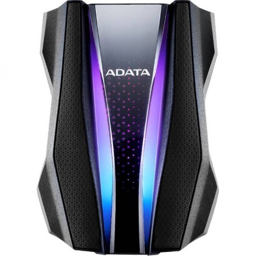 HDD extern ADATA, 2TB, HD770G, 2.5, USB 3.2, RGB strips, Culoare: Negru HDD extern ADATA, 2TB, HD770G, 2.5, USB 3.2, RGB strips, Culoare: Negru