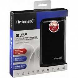 HDD extern INTENSO, 500GB, Memory Case, 2.5", USB 3.0, Negru HDD extern INTENSO, 500GB, Memory Case, 2.5", USB 3.0, Negru