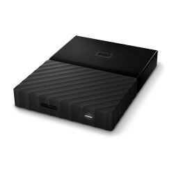 HDD extern WD, My Passport, 2TB, 2.5", USB 3.2, compatibil cu Windows, Negru