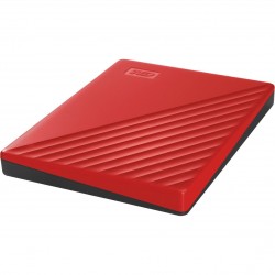 HDD extern WD, My Passport, 2TB, 2.5", USB 3.2, Rosu