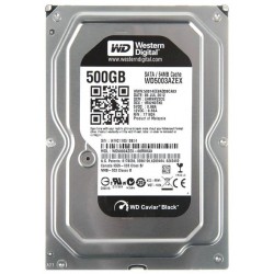 Hard Disk desktop WESTERN DIGITAL Black 500GB, 7200rpm, 64MB cache, SATA III, WD5003AZEX Hard Disk desktop WESTERN DIGITAL Black 500GB, 7200rpm, 64MB cache, SATA III, WD5003AZEX