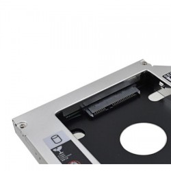 Adaptor HDD Caddy, laptop grosime 9.5mm interfata Sata-Sata, cu masca frontala din plastic Adaptor HDD Caddy, laptop grosime 9.5mm interfata Sata-Sata, cu masca frontala din plastic