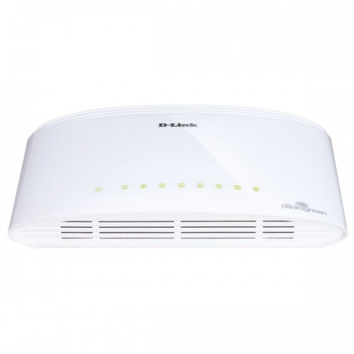 Switch Gigabit D-LINK DGS1008D, 10/100/1000, 8 porturi, alb Switch Gigabit D-LINK DGS1008D, 10/100/1000, 8 porturi, alb