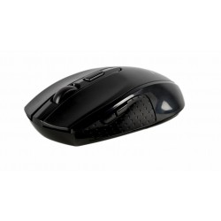 Mouse Wireless Serioux Pastel 600, USB, Negru