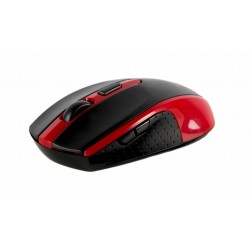 Mouse Wireless Serioux Pastel 600, USB, Rosu