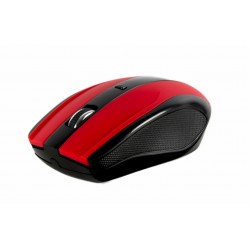 Mouse Wireless Serioux Rainbow 400, USB, Rosu