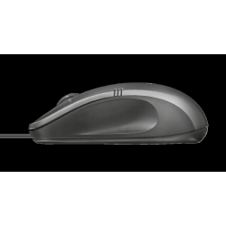 Mouse cu fir Trust Ivero, USB, Negru
