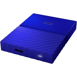 HDD extern WD, 4TB, My Passport, 2,5" USB 3.0, albastru