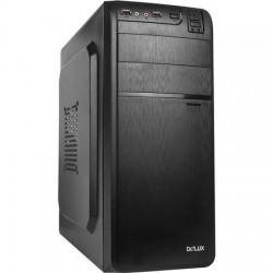 Carcasa Delux DW600, sursa 500W, Middle Tower, ATX, negru