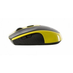 Mouse Wireless Serioux Pastel 600, USB, Galben
